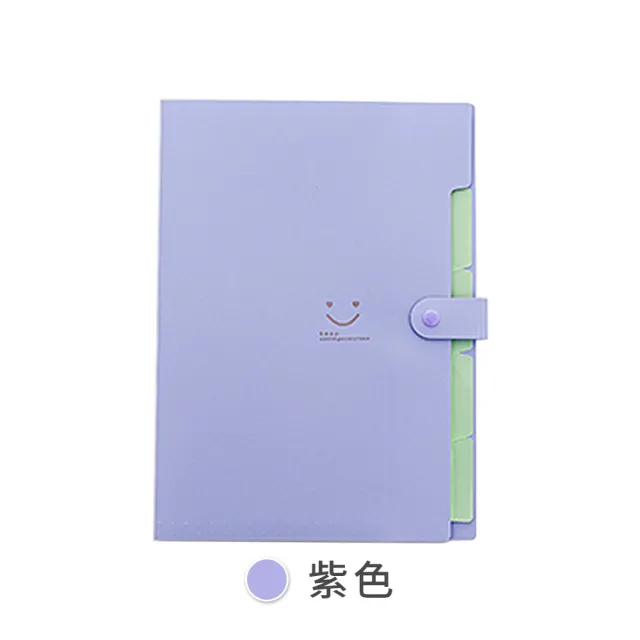 【E.dot】A4分類風琴夾/文件夾/資料夾(5層)