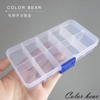【卡樂熊】攜帶式透明飾品可拆卸收納盒/儲物盒/首飾盒(透明)