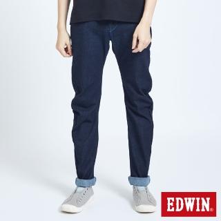 【EDWIN】男裝 雙彈3D直筒牛仔長褲(原藍色)