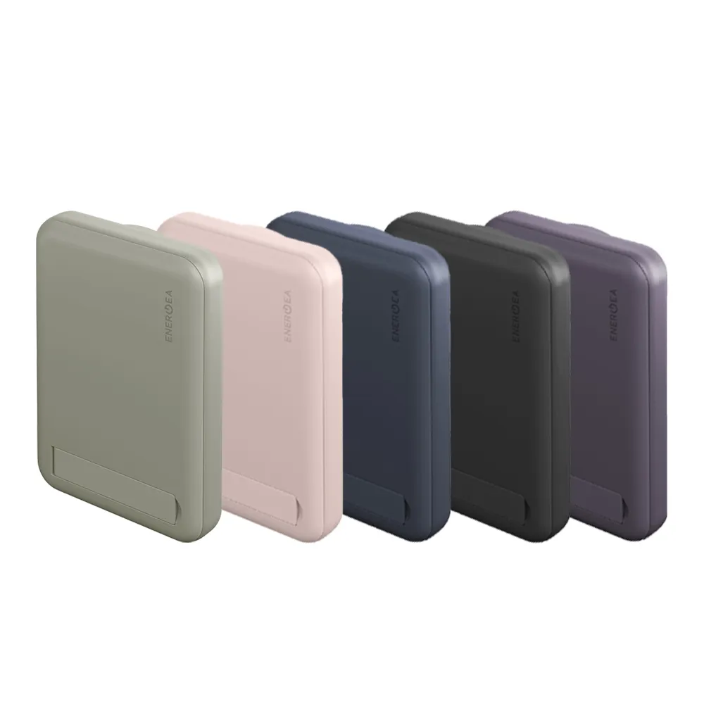 【ENERGEA】10000mAh MagPac Mini 磁吸無線快充支架行動電源(5色)