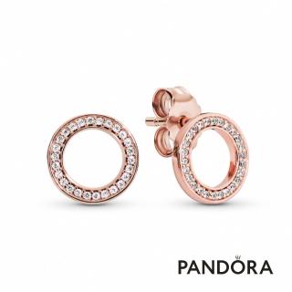 【Pandora官方直營】璀璨光環針式耳環-絕版品