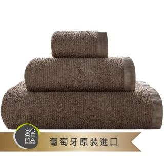 【Sorema 舒蕾馬】頂級經典RIBBON毛巾 50x100cm 南歐陽光明星品牌 生態紡織最高認證(★泰迪棕TAUPE★)