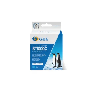【G&G】for BROTHER BT5000C/70ml 藍色相容連供墨水(適用DCP-T310/DCP-T300/DCP-T420W)