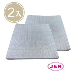【J&N】寧夏涼感立體坐墊55*55*5cm-藍色(2入/1組)