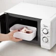 【Dagebeno荷生活】日式PP可微波密封保鮮盒 冰箱收納分類整理盒(350ML 三入)