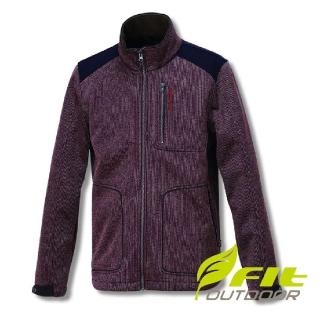 【Fit 維特】男-歐風都會防風透氣保暖外套/三層貼合-磚紅色 GW1301-27(保暖外套/連帽外套/風衣/衝鋒衣)