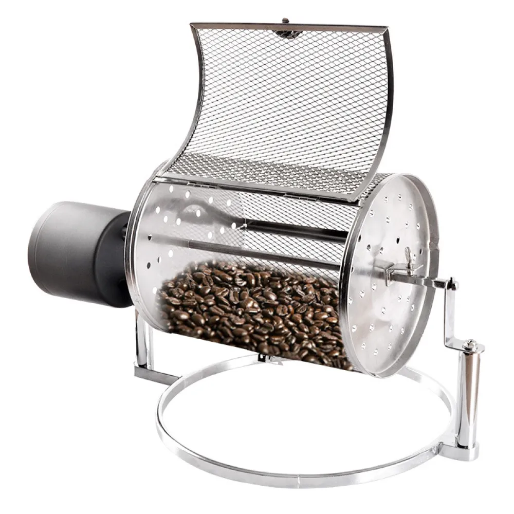 【格琳生活館】全自動不鏽鋼咖啡烘培機/電動烤籠/烘豆機(大型)