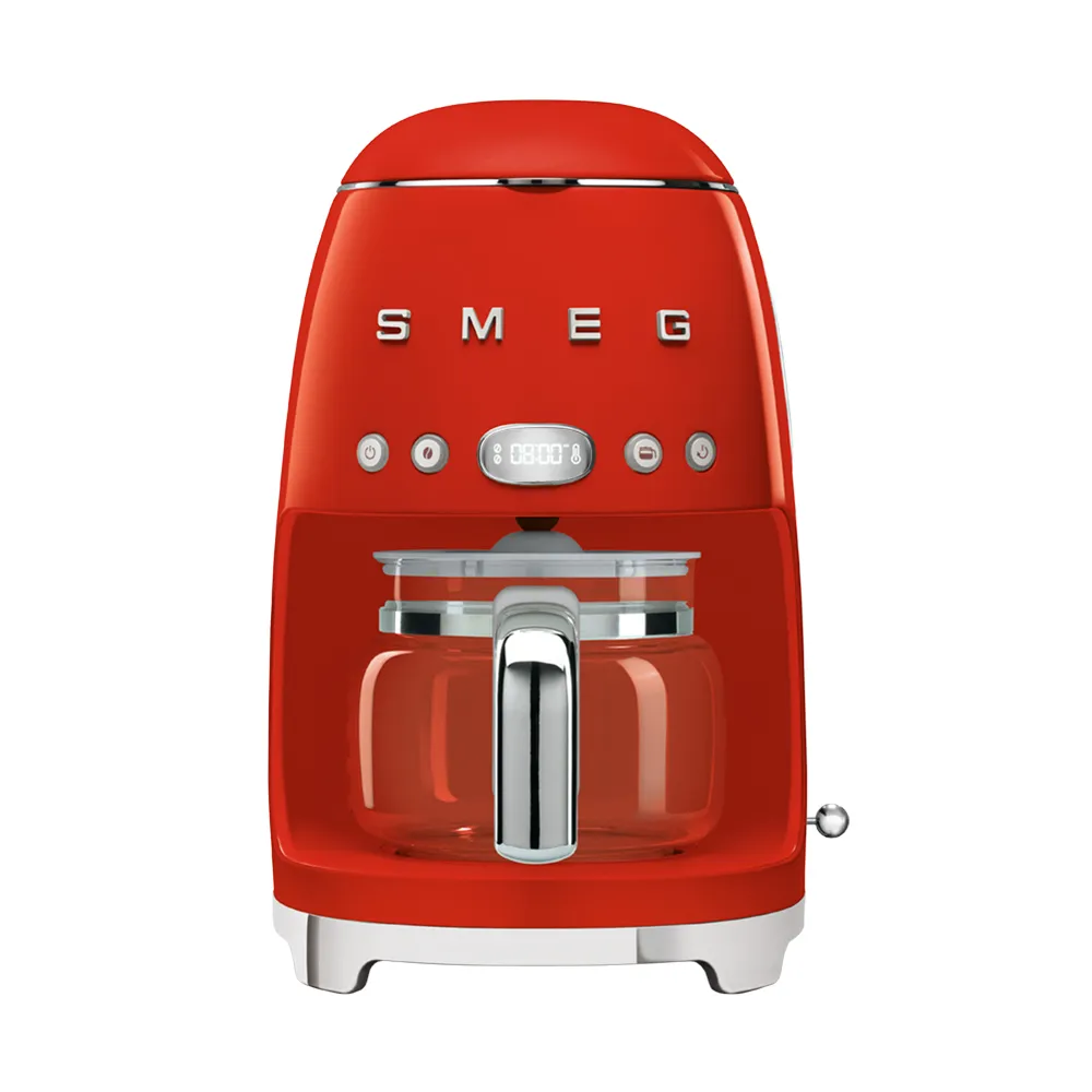 【SMEG】義大利濾滴式咖啡機-魅惑紅(DCF02RDUS)