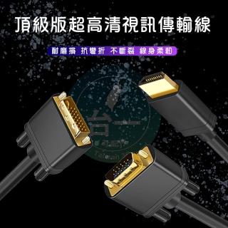 【台一3C配件】頂級版超高清視訊傳輸線HDMI DVI VGA