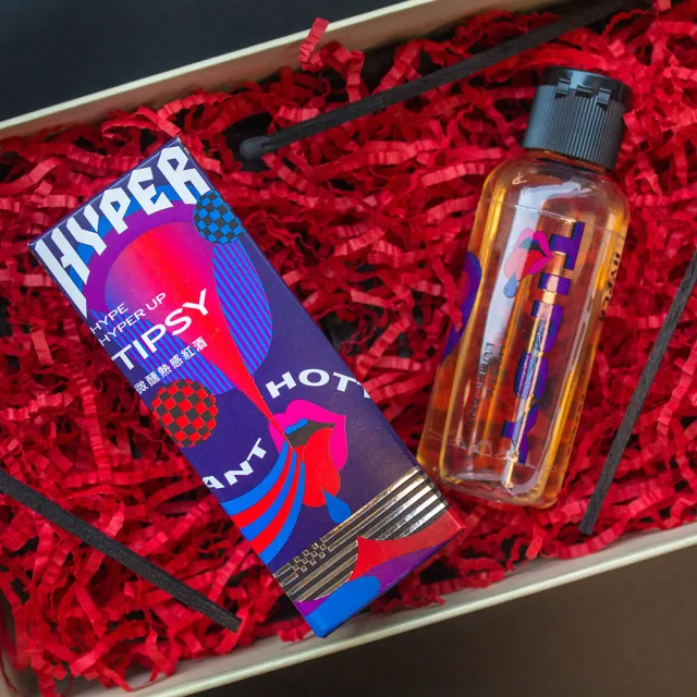 【HYPER HYPE UP】紅酒熱感口味潤滑液(50ml HARU女性情趣口交 水性潤滑液)