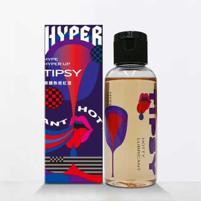 【HYPER HYPE UP】紅酒熱感口味潤滑液(50ml HARU女性情趣口交 水性潤滑液)