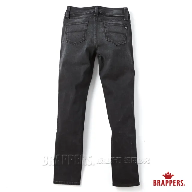 【BRAPPERS】女款 新美腳Royal系列-低腰彈性七分skinny窄管褲(黑)