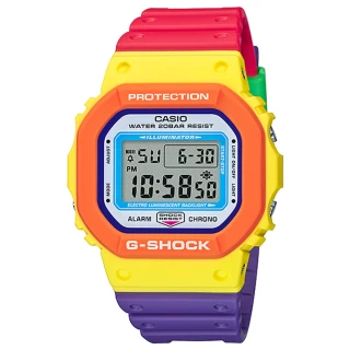 【CASIO 卡西歐】G-SHOCK 電子錶 男錶 橡膠錶帶 防水200米 DW-5610DN(DW-5610DN-9)