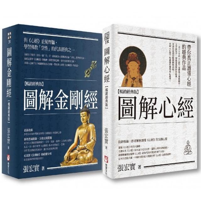 張宏實圖解心經．金剛經【暢銷經典版套書】（二冊）