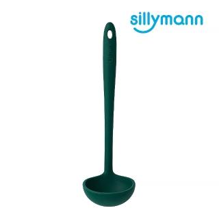 【韓國sillymann】100%鉑金矽膠精品一體成型湯勺-小松綠(鉑金矽膠可進洗碗機高溫清潔可沸水消毒)