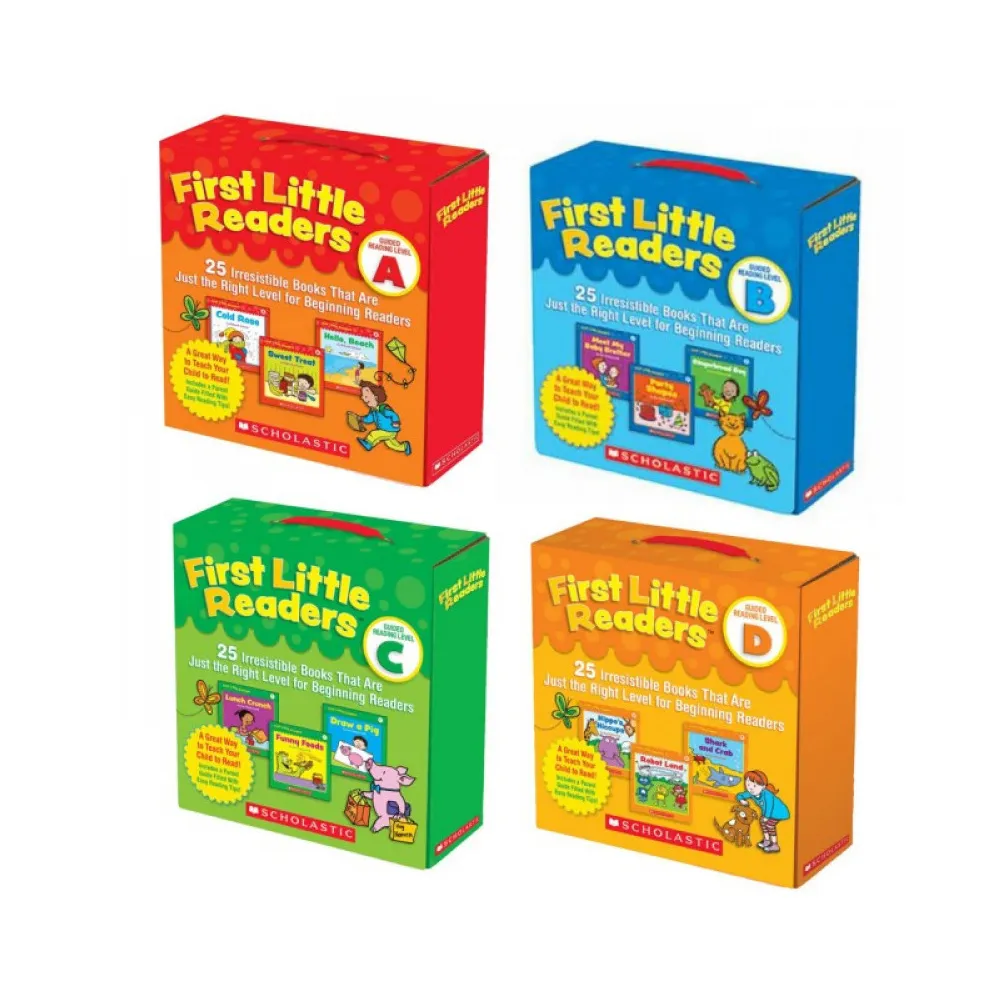 麥克兒童外文書店】FIRST LITTLE READER 小讀本+CD 或QR code(初