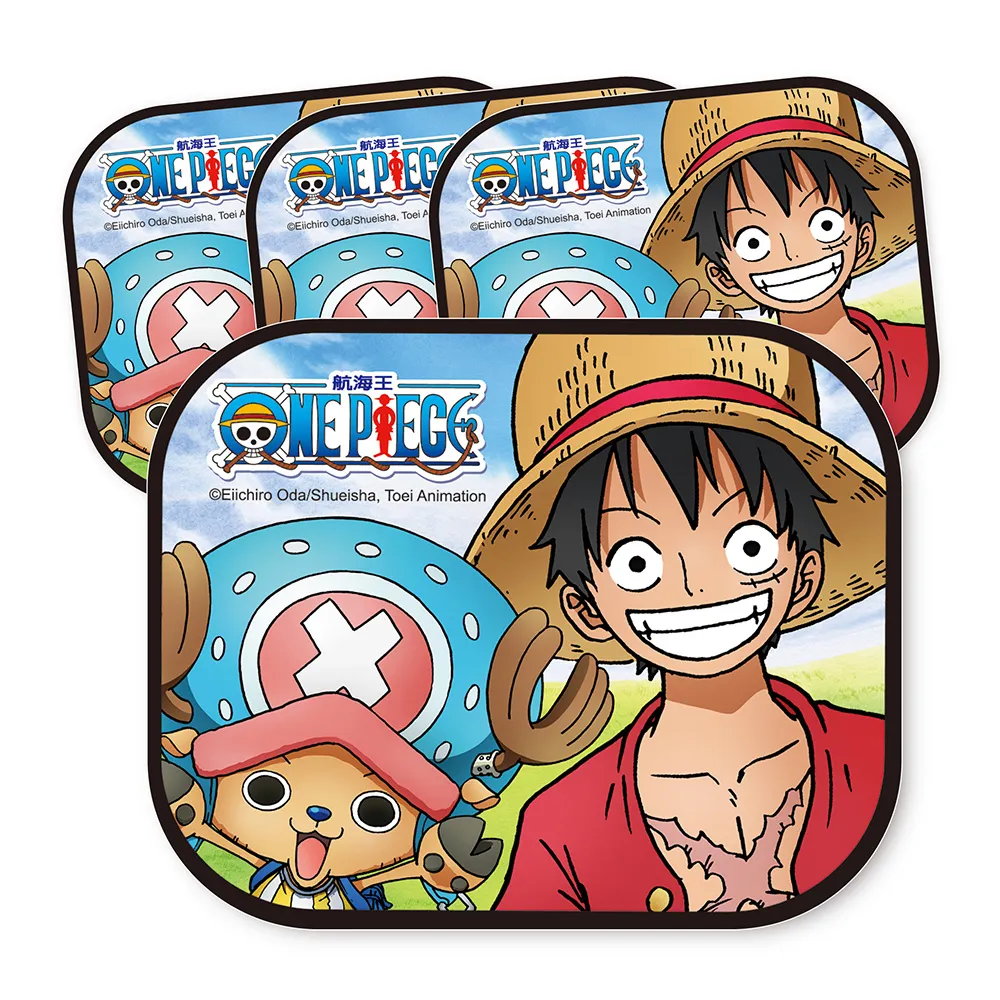 【ONE PIECE 航海王】汽車側窗遮陽板(4入/組合)