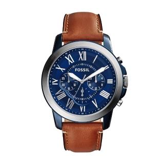 【FOSSIL】Grant 旗艦三眼計時腕錶實體門市同步服務(FS5151)
