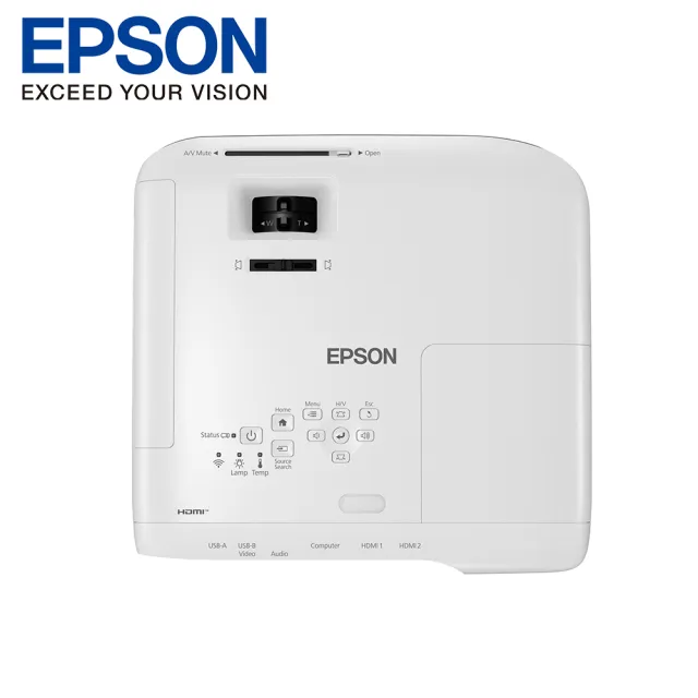 【EPSON】FullHD 高亮彩商用3LCD投影機4000流明(EB-FH52)