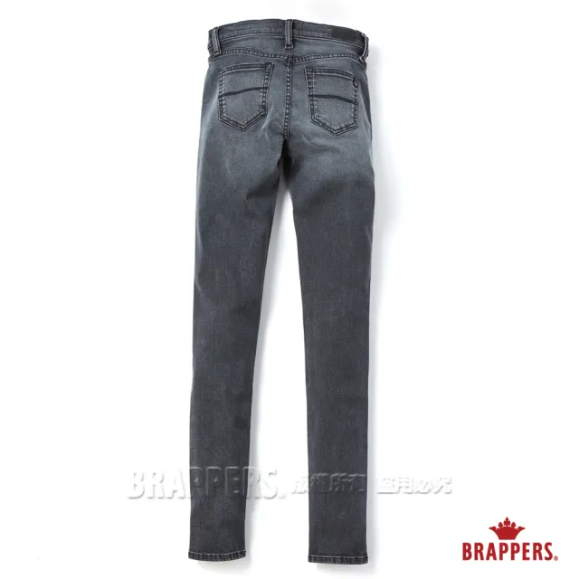 【BRAPPERS】女款 新美腳ROYAL系列-低腰彈性九分窄管褲(黑)