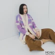 【MO-BO】NEW LOOK經典格紋針織外套(外套)