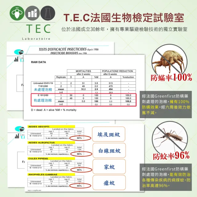 【LooCa】法國防蹣11cm記憶床墊-2色選(單大3.5尺-送枕X1)