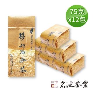 【名池茶業】果甜沁香梨山品級高冷烏龍茶葉75gx12包(共1.5斤)