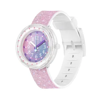 【Flik Flak】兒童錶 PEARLAXUS 粉耀珍珠 菲力菲菲錶 手錶 瑞士錶 錶(36.7mm)