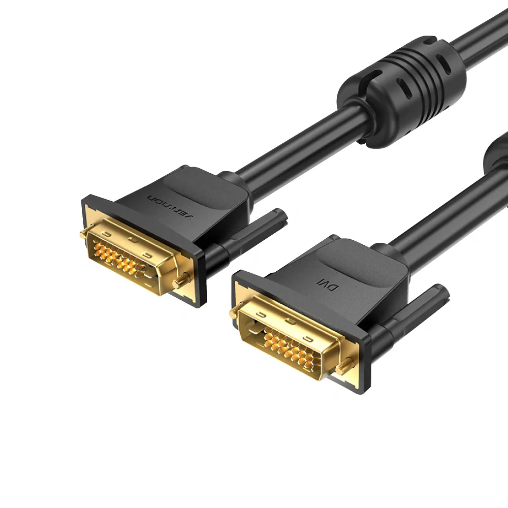 【VENTION 威迅】DVI 24+1 2K 雙通道高清傳輸線 2M(EAA系列)