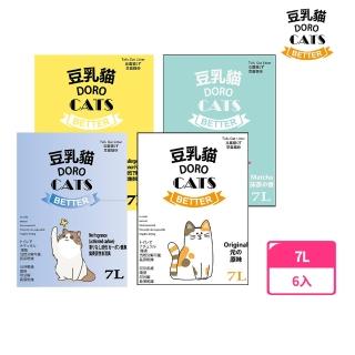 【DORO豆乳貓】豆腐貓砂7L-6入(豆腐砂)