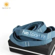 【Fun Sport】立肌靈-環節式拉筋繩 瑜珈伸展繩 拉筋帶 助展帶 stretch strap-1入(瑜珈 伸展帶)