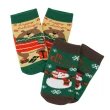 【JoyNa】3雙入-聖誕童襪 耶誕襪 加厚款耶誕禮物襪子(聖誕節.交換禮物.耶誕襪)