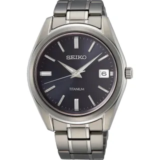 【SEIKO 精工】CS 鈦金屬簡約手錶-40mm(SUR373P1/6N52-00B0V)