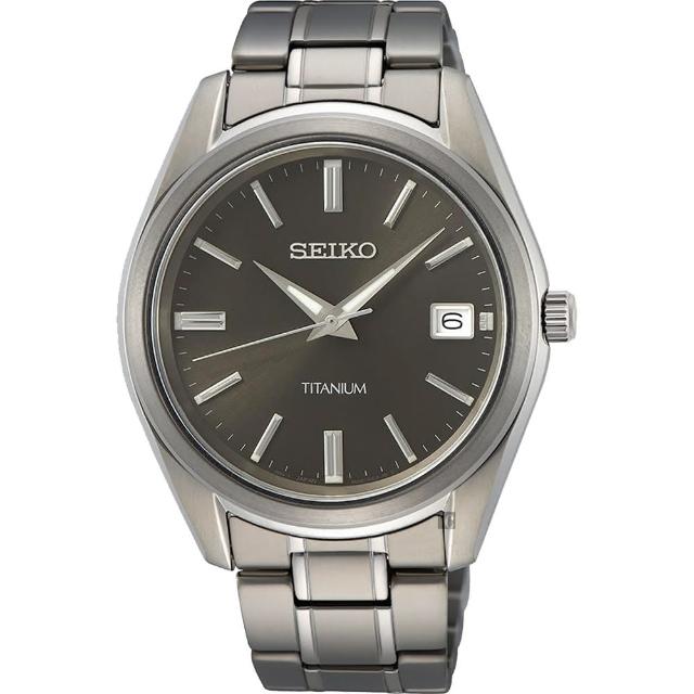 【SEIKO 精工】CS 鈦金屬簡約手錶-40mm 女王節 春夏推薦(SUR375P1/6N52-00B0D)