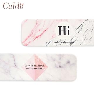 【Caldo 卡朵生活】粉色力量石紋珪藻土吸水置物墊