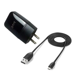 【HTC 宏達電】P900原廠旅行充電器+M410傳輸充電線組(臺灣原廠公司貨-密封袋包裝)