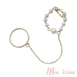 【MISS KOREA】韓國設計甜美珍珠鋯石多種戴法食指戒