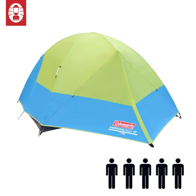 Coleman】五人圓頂帳篷5-Person Airdome Tent(登山雙窗透氣防雨