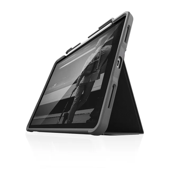 【STM】Dux Plus for iPad Air 10.9吋 第五代 第四代(強固軍規防摔平板保護殼 - 黑)