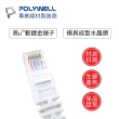 【POLYWELL】CAT6 乙太網路線 UTP 1Gbps/1000Mbps 3M(適合ADSL/MOD/Giga網路交換器/無線路由器)