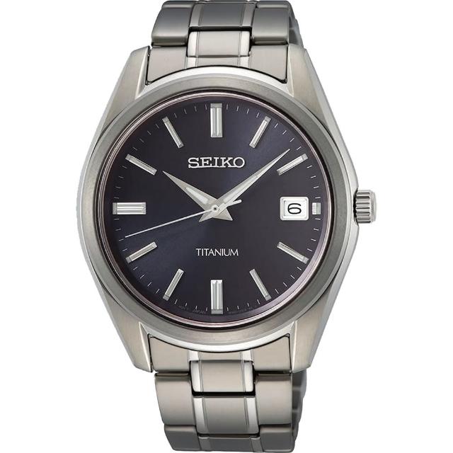 【SEIKO 精工】CS 鈦金屬簡約手錶40mm(SUR373P1/6N52-00B0V)