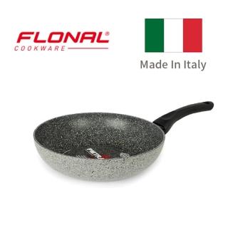 【Flonal 福隆】不沾鍋 天然石系列28cm中華炒鍋 PV8WO2870