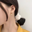 【MISS KOREA】韓國設計S925銀針優雅立體鋯石吊墜珍珠耳環