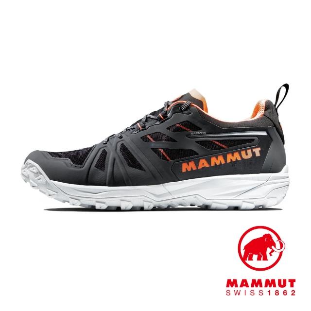 【Mammut 長毛象官方直營】Saentis Low GTX Men GTX低筒健行鞋 黑色/鮮橙 男款 #3030-03410