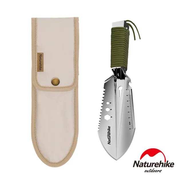 【Naturehike】多功能戶外露營不銹鋼小手鏟 鐵鍬(台灣總代理公司貨)