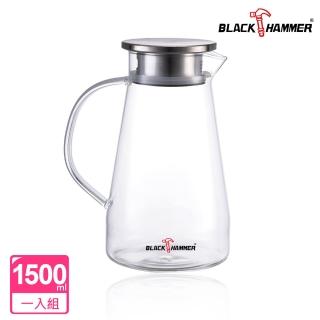 【BLACK HAMMER】沁涼耐熱玻璃水瓶1500ml