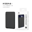【AHAStyle】iPhone 手機用矽膠卡套(3M背膠設計 可裝兩卡)