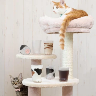 【ADERIA】貓腳杯 六款任選 日本製貓掌造型肉球玻璃杯 Coconeco系列(貓腳杯 六款任選)
