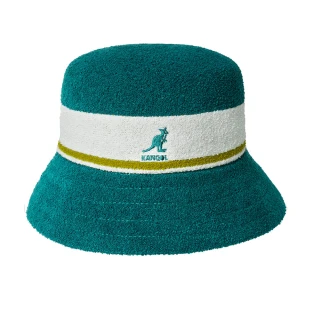 【KANGOL】BERMUDA STRIPE 漁夫帽(碧綠色)