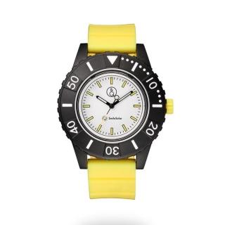 【Q&Q】Smile Solar watch H2SUN Eco-Drive 黃色